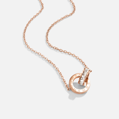 Colar Infinito em Ouro Rosé