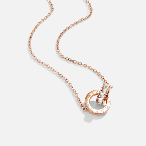 Colar Infinito em Ouro Rosé