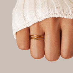 Anel Ouro Infinito