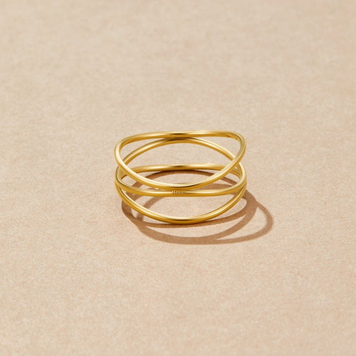 Anel Ouro Infinito